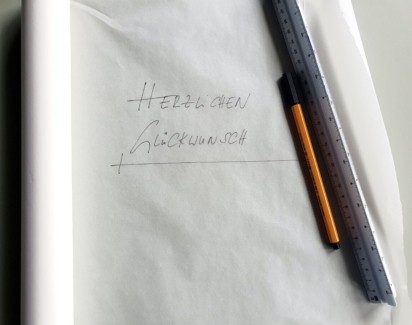 Herzlichen Glückwunsch!