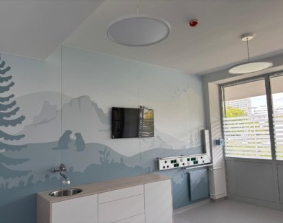Neue Zimmergestaltung auf der Kinderintensivstation